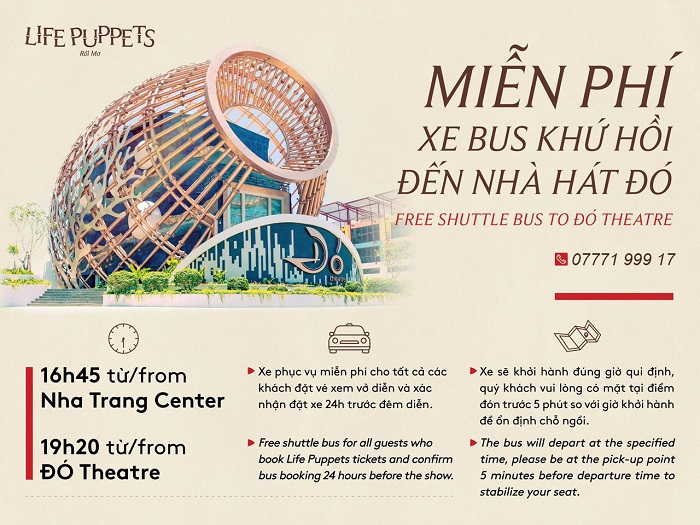 Giá vé nhà hát đó Nha Trang